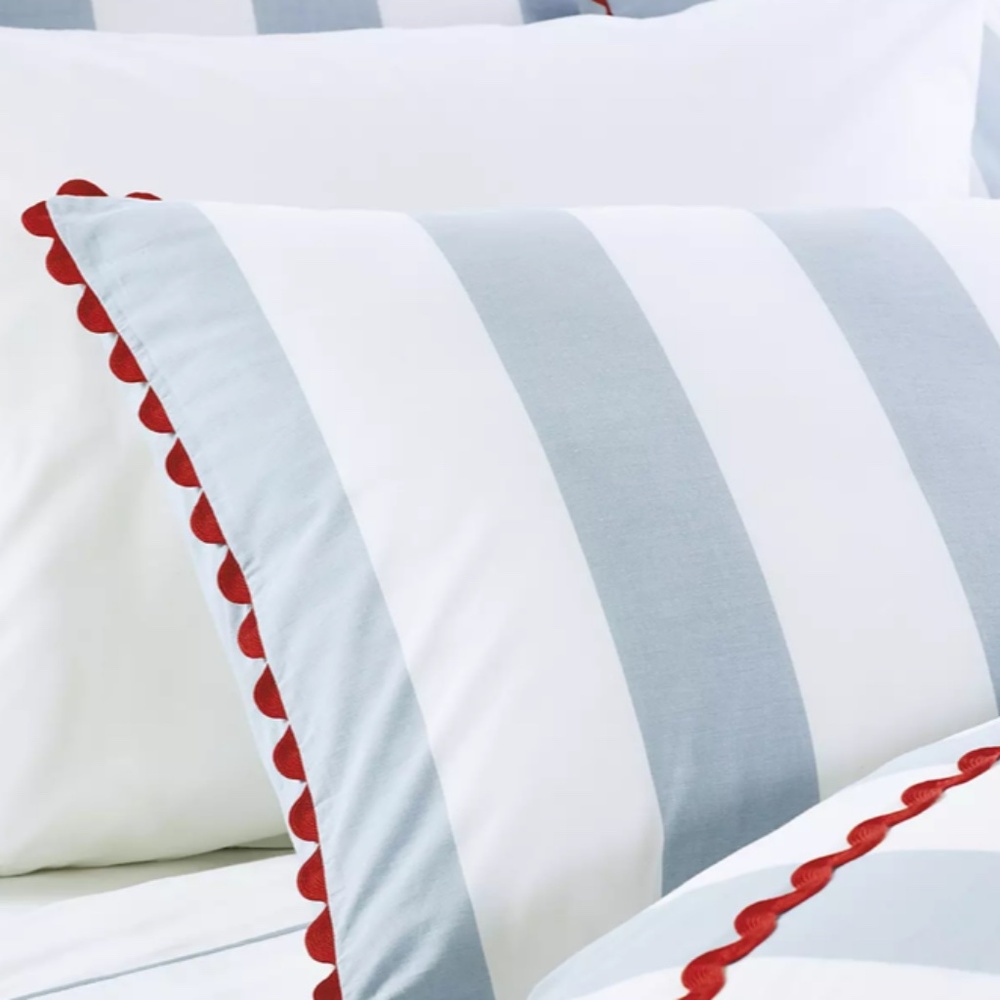 Serena and Lily Beach Club Percale Stripe Sham -Pair - Picture 4 of 4